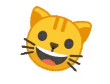 cat cat head happy smile emoji
