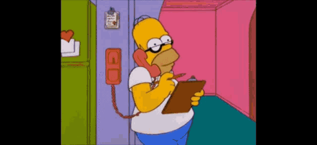 Homer Phone GIF - Homer Phone Cmon - Discover & Share GIFs