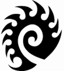 zerg symbol star craft logo spinning