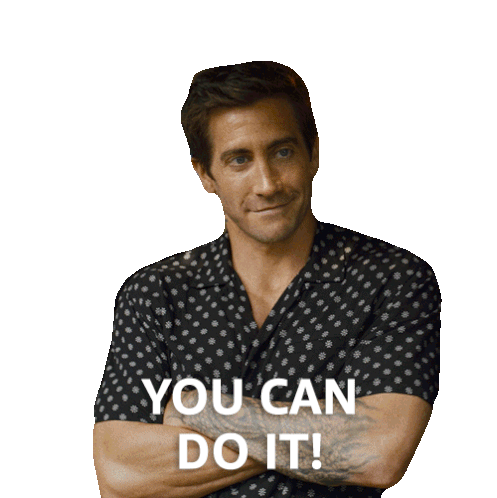 You Can Do It Elwood Dalton Sticker - You Can Do It Elwood Dalton Jake Gyllenhaal Stickers