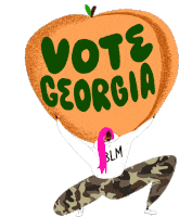 Vote Georgia Georgia Sticker - Vote Georgia Georgia Georgia Runoff Stickers