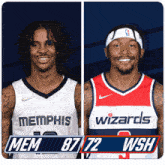 Memphis Grizzlies (87) Vs. Washington Wizards (72) Third-fourth Period Break GIF - Nba Basketball Nba 2021 GIFs