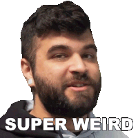 Super Weird Andrew Baena Sticker - Super Weird Andrew Baena Really Strange Stickers