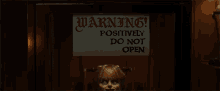 Warning Do Not Open GIF - Warning Do Not Open Annabelle GIFs