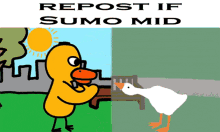shawn breezy duck song untitled goose game rap battle sumo