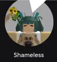 a picture of a girl holding a flower and a dog with the word shameless below it