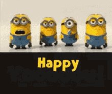 Happy Birthday Minions GIF - Happy Birthday Minions GIFs