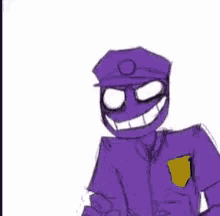 Purple Guy Evil Smile GIF
