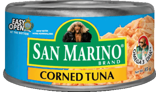 San Marino Tuna Senhit Tuna Sticker - San Marino Tuna Senhit Tuna Stickers