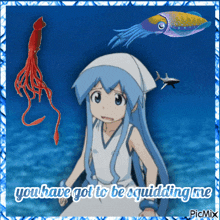 Ika Musume Squid Girl GIF - Ika Musume Squid Girl Squid GIFs