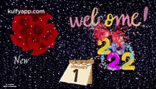Welcome 2022.Gif GIF - Welcome 2022 Happy Newyear Happy New Year GIFs