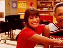 Glee Pezberry GIF - Glee Pezberry Hug GIFs