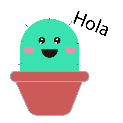 Cactus Cute Sticker - Cactus Cute Smile Stickers