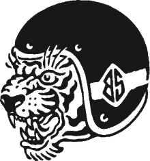 black clothing tiger spoke helmet