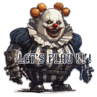 Lies Of P Mad Clown Sticker