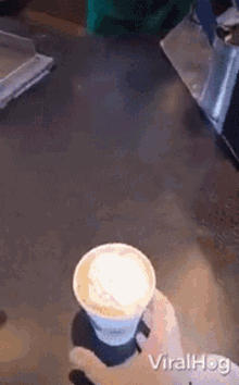 spill viralhog coffee disaster mistake