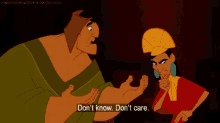 Emperors New Groove Dont Know GIF