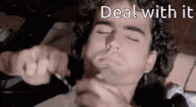 Deal With It The Lost Boys GIF - Deal With It The Lost Boys Flip Off GIFs