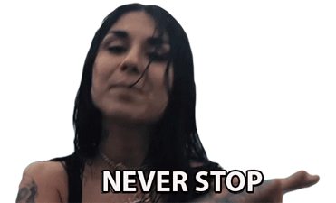 Never Stop Yasmine Yousaf Sticker - Never Stop Yasmine Yousaf Krewella Stickers