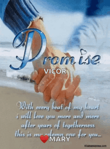 promise i love you vow sweet beat of my heart