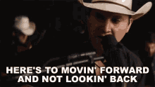 Heres To Moving Forward And Not Looking Back Jon Pardi GIF - Heres To Moving Forward And Not Looking Back Jon Pardi Tequila Little Time Song GIFs