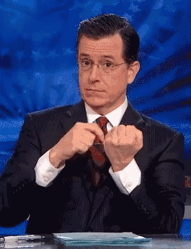 Stephen Colbert Middle Finger GIF - Stephen Colbert Middle ...