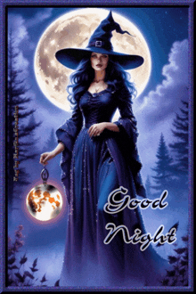 Witch Good Night GIF