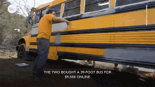 Old School Bus Purchased GIF