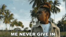 Me Never Give In Koffee GIF - Me Never Give In Koffee Pressure GIFs