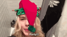 Party Emily Bett Rickards GIF - Party Emily Bett Rickards GIFs