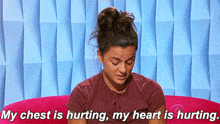 My Heart Is Hurting Natalie Negrotti GIF - My Heart Is Hurting Natalie Negrotti Bb18 GIFs