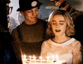 Chilling Adventures Of Sabrina Blowing Candles GIF - Chilling Adventures Of Sabrina Blowing Candles Birthday GIFs