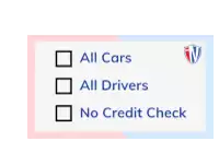 a checklist for all cars all drivers and no credit check