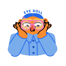 rolling eyes