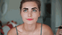 Eyeroll Silly GIF - Eyeroll Silly Eye Makeup GIFs