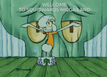 Squidward Nigga Land GIF - Squidward Nigga Land Romantic GIFs