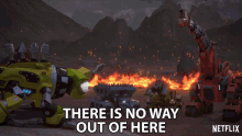 There Is No Way Out Of Here Dozer GIF