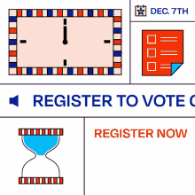 register to vote now clock register to vote register to vote ga monday dec7th