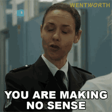 You Are Making No Sense Vera Bennett GIF - You Are Making No Sense Vera Bennett Wentworth GIFs