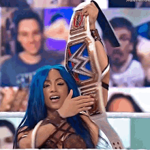 Sasha Banks Smack Down Womens Champion GIF
