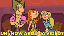 Total Drama Action Izzy GIF - Total Drama Action Izzy Uh How About A Video GIFs