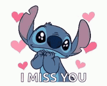 I Miss You Stitch GIF - I Miss You Stitch Love GIFs