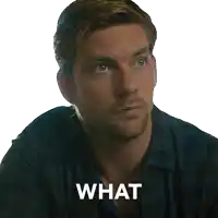 a man with a surprised look on his face and the words went wrong