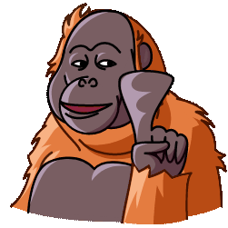 Orangutan Telegram Orangutan Sticker - Orangutan Telegram Orangutan Orang Hi Stickers