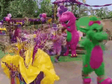 Barney Jumping GIF - Barney Jumping Excited GIFs