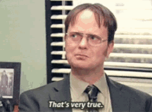 The Office Dwight GIF - The Office Dwight Thats Very True GIFs