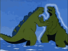 Godzilla Hug It Out GIF - Godzilla Hug It Out Hug It Out Bro GIFs