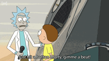 Just Hit A Button Morty Gimme A Beat Rick And Morty GIF - Just Hit A Button Morty Gimme A Beat Rick And Morty Just Do It GIFs