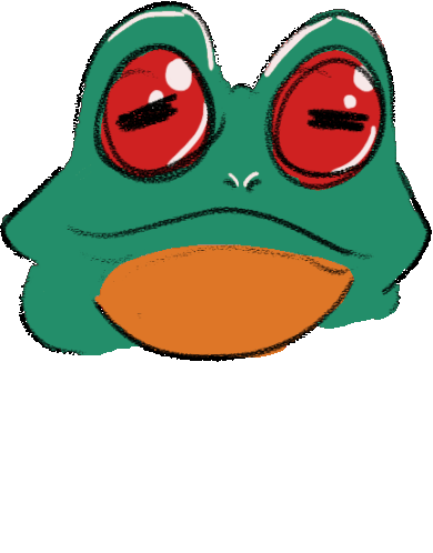 Frog Sticker - Frog Stickers