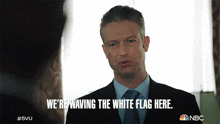 We'Re Waving The White Flag Here Detective Dominick Sonny Carisi Jr GIF - We'Re Waving The White Flag Here Detective Dominick Sonny Carisi Jr Peter Scanavino GIFs
